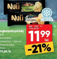 Nuii Înghețată pe băț anatolian pistachio / lemon cheesecake 90ml