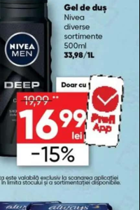 Nivea Men Gel de duș 500ml