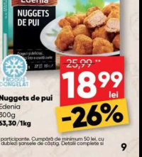 Edenia Nuggets de pui 300g