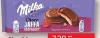 Milka Biscuiți jaffa zmeură / choco jaffa mousse 147g / 128g