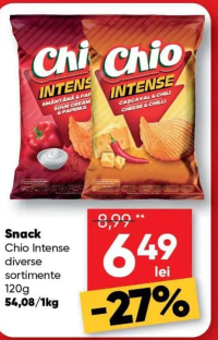 Chio Intense Snack diverse sortimente 120g
