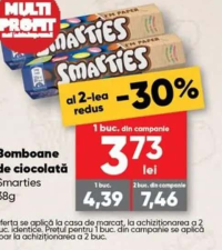 Smarties Bomboane de ciocolată 38g