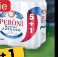 Pachet bere Peroni Nastro Azzurro (5+1)x0.5L 3L