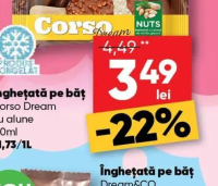 Corso Dream Înghețată pe băț cu alune 110ml