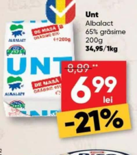 Albalact Unt 65% grăsime 200g