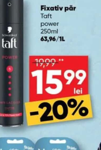 Taft Fixativ păr power 250ml