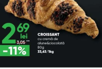 Ceva Gustos CROISSANT cu cremă de alune&ciocolată 80g