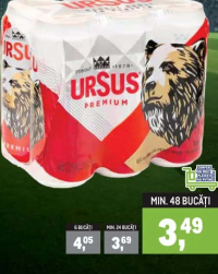 URSUS Bere blondă 6 x 0,5 L