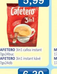 CAFETERO 3in1 cafea instant 17gx24buc