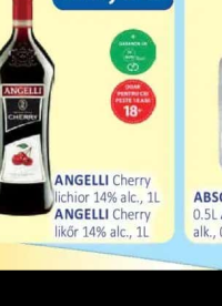 ANGELLI Cherry lichior 14% alc., 1L