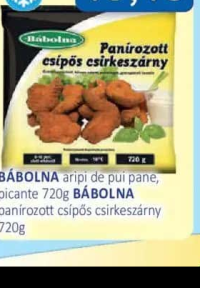 BÁBOLNA aripi de pui pane, picante 720g