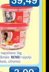 BENEI napolitane 1kg, cacao, lămâie