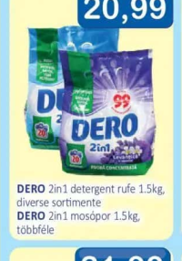DERO 2in1 detergent rufe 1.5kg
