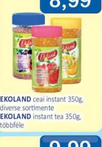 EKOLAND ceai instant 350g, diverse sortimente