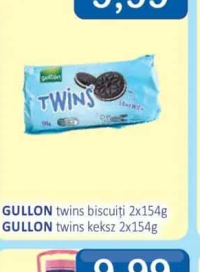 GULLON twins biscuiți 2x154g