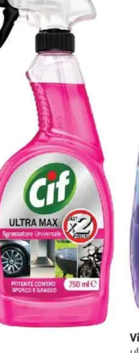 Cif ultra max degresant înălbitor 750 ml