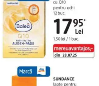 Balea pad-uri anti-rid cu Q10 pentru ochi 12 buc.