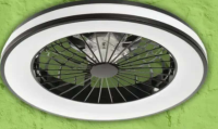 Isafi Ventilator LED Isafi 48 W CCT D 48 cm cu telecomandă