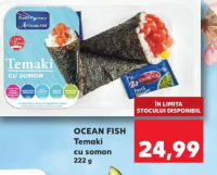 OCEAN FISH Temaki cu somon 222 g
