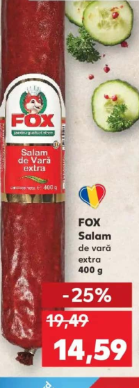 FOX Salam de vară extra 400 g