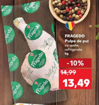 FRAGEDO Pulpe de pui cu spate refrigerate kg