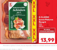 K-Classic Șuncă Pădurea Neagră XXL 250g