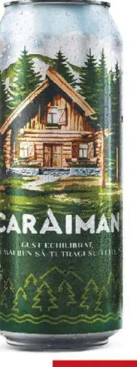 CARAIMAN Bere blondă 4,6% alcool 0,5 l