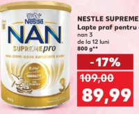 NESTLE SUPREMEPRO Lapte praf pentru copii nan 3 de la 12 luni 800 g
