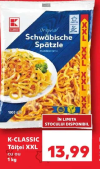 K-CLASSIC Tăiței cu ou XXL 1 kg