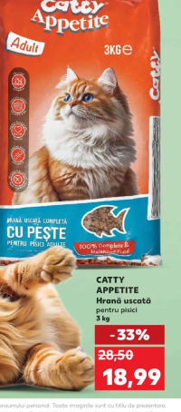 CATTY APPETITE Hrană uscată pentru pisici 3 kg