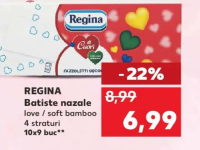 REGINA Batiste nazale love / soft bamboo 4 straturi 10x9 buc