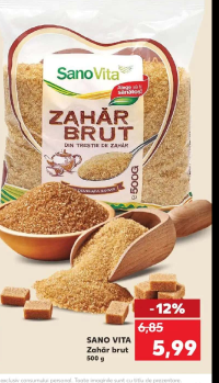 SANO VITA Zahăr brut 500 g