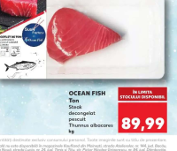 OCEAN FISH Ton Steak decongelat pescut Thunnus albacares kg
