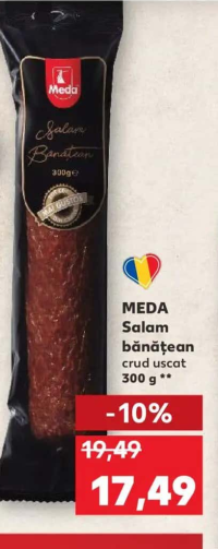 MEDA Salam bănățean crud uscat 300 g