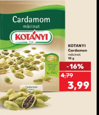 KOTANYI Cardamon măcinat 10 g