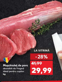 Muschiuleț de porc deosebit de fraged ideal pentru cuptor kg