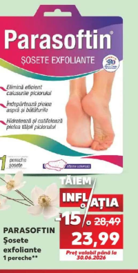 Parasoftin Şosete exfoliante 1 pereche