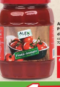 Alex Star Pastă de tomate concentrație 24% 720 g
