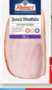 Reinert Șuncă Westfalia 100 g
