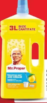 MR. PROPER Detergent pentru suprafețe lemon 3 l