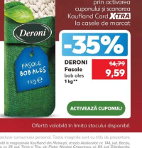 DERONI Fasole bob ales 1 kg