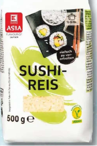 K-ASIA Orez pentru sushi 500 g