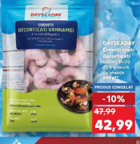 DAYSEADAY Creveți cruzi decorticați 500 g