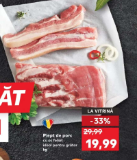 Piept de porc cu os feliat ideal pentru grătar kg