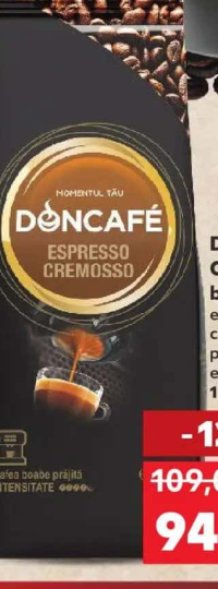 DONCAFE Cafea boabe espresso cremoso/perfect espresso 1 kg