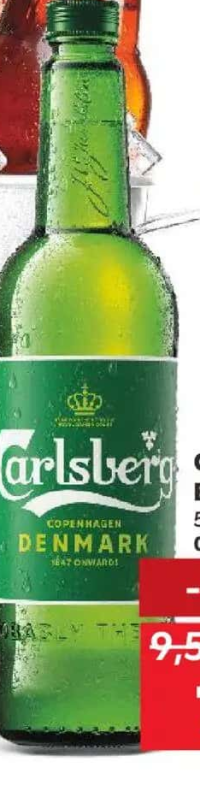 CARLSBERG Bere blondă 5,2% alcool 0,66 l