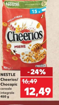 NESTLE Cheerios/ Chocapic cereale integrale 450 g