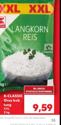 K-CLASSIC Orez bob lung XXL 2 kg