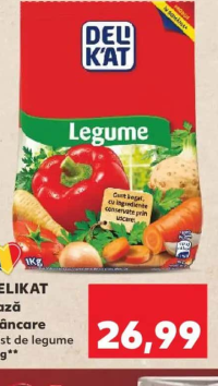 DELIKAT Bază mâncare gust de legume 1 kg