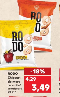 RODO Chipsuri de mere cu vanilie/ scorțișoară 50 g